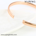 51563-dubai bijoux en or rose bracelets simples en or